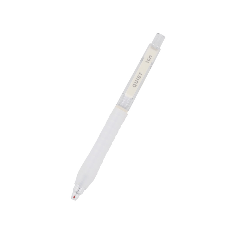 Crystal Clear Silicon Grip ST Tip Retractable Silent Gel Pen