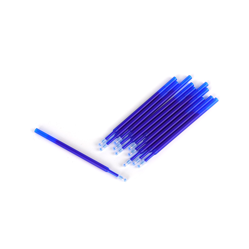 Crystal Blue Push Erasable Refill with Erasable Pen and Erasable Stick