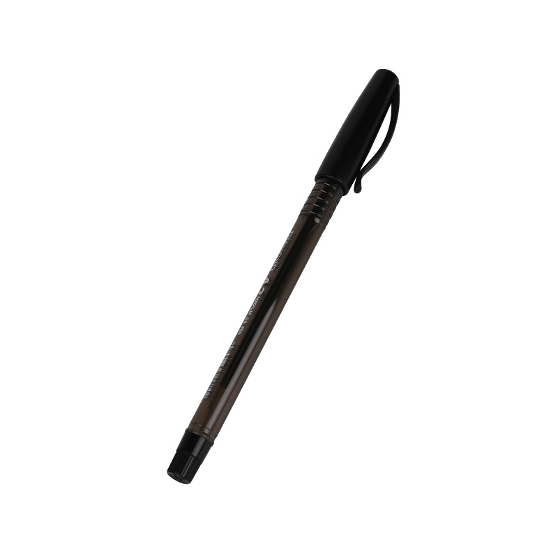 Black Transparent Learning Office 0.5mm Cap Ballpoint Pen